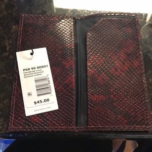 Brahmin Check Book Cover